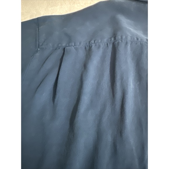 Tommy Bahama Blue Shirt Mens XL 100% Silk Short Sleeve Button-Up - Picture 11 of 15